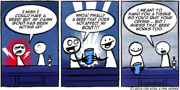 Beer & Gout Comic