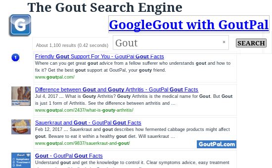 GoogleGout with GoutPal